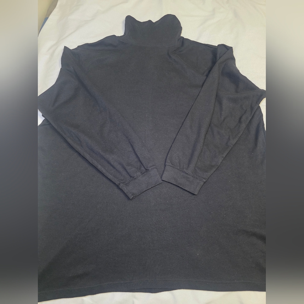 KingSize 100% Cotton Long Sleeve Turtleneck Sweater- Men's Big & Tall Size 5XLT